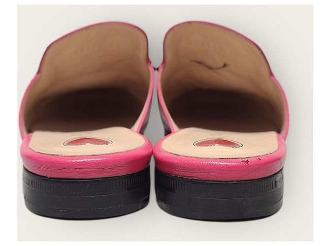 Gucci Pantofola Princetown ricamata e decorata Rosa - vista 7