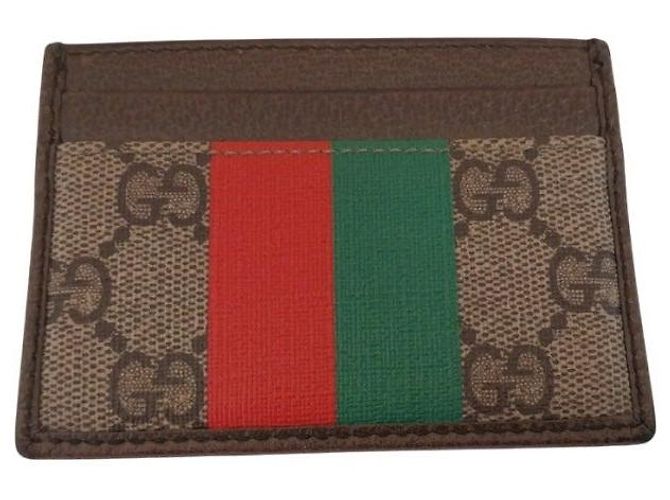 Gucci Tarjetero GG Supreme estampado Tiger Multicolor - vista 4