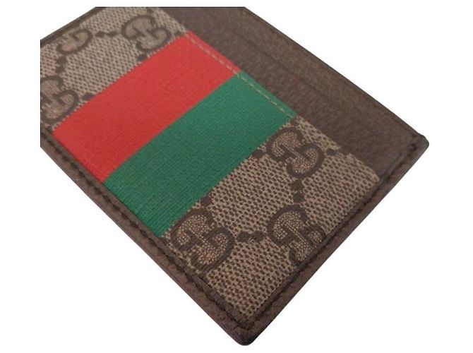 Gucci Tarjetero GG Supreme estampado Tiger Multicolor - vista 5