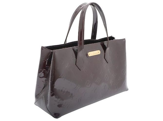 Louis Vuitton Borsa Tote Monogram Vernis Amarante Wilshire PM Multicolore - vista 2