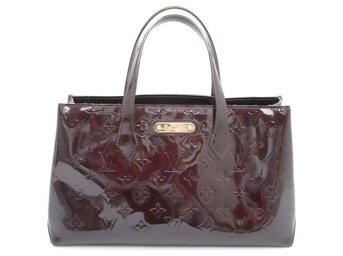 Louis Vuitton Borsa Tote Monogram Vernis Amarante Wilshire PM Multicolore - vista 8