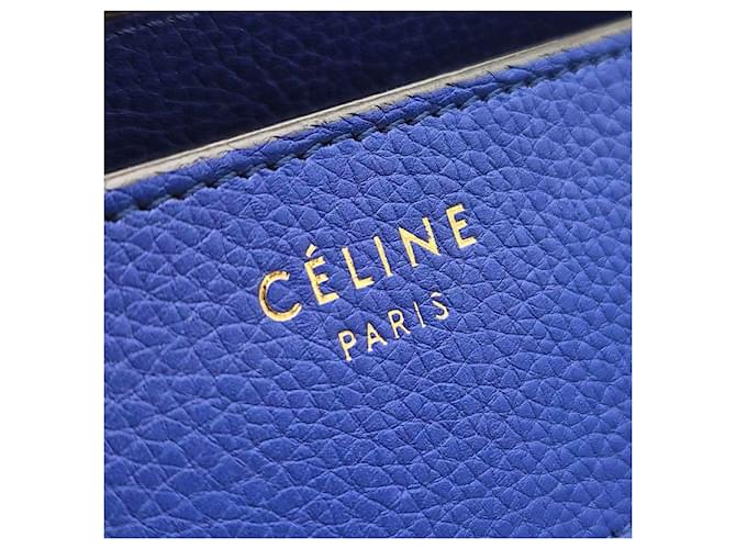 Luggage Céline Mini Borsa Bagaglio Blu - vista 8