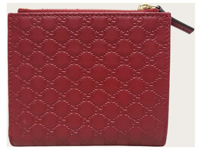 Gucci Cartera GG Microsima en cuero rojo Roja - vista 6