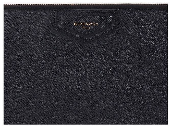 Givenchy Clutch Antigona Black Medium Unisex Nero - vista 3