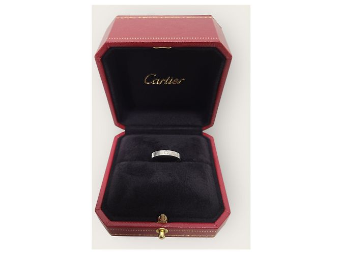 Cartier Anello da sposa C-Style in platino e diamante Argento - vista 3