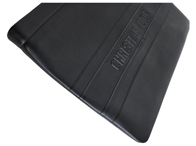 Dior Clutch in pelle nera con logo Nero - vista 4