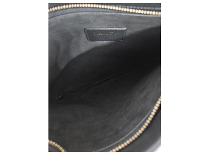 Dior Clutch in pelle nera con logo Nero - vista 6