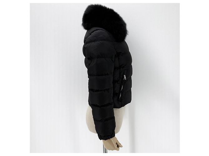 Double Prada Kurze gesteppte Damenjacke aus Nylon mit Triangle-Logo - Ansicht 5