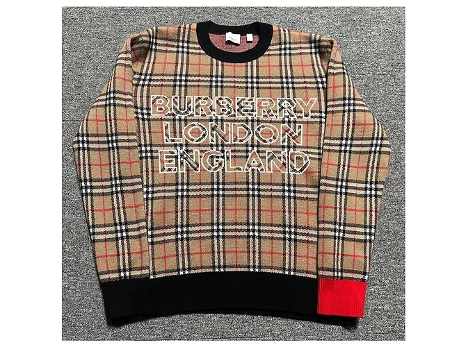 Burberry Vintage Check Logo Strick Mehrfarben - Ansicht 3
