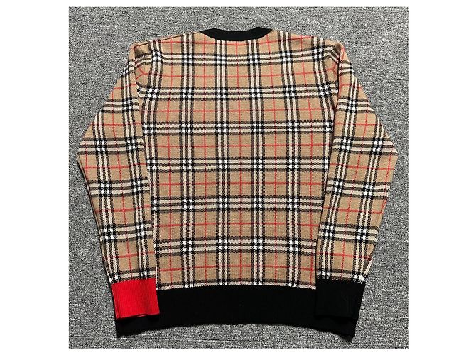 Burberry Vintage Check Logo Strick Mehrfarben - Ansicht 4