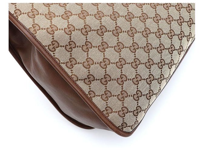 Horsebit 1955 Gucci Borsa Tote e Borsa a Spalla in Tela Horsebit Marrone - vista 7