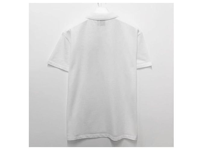 Dior Kurzarm-Poloshirt mit Logo-Stickerei Weiß - Ansicht 2