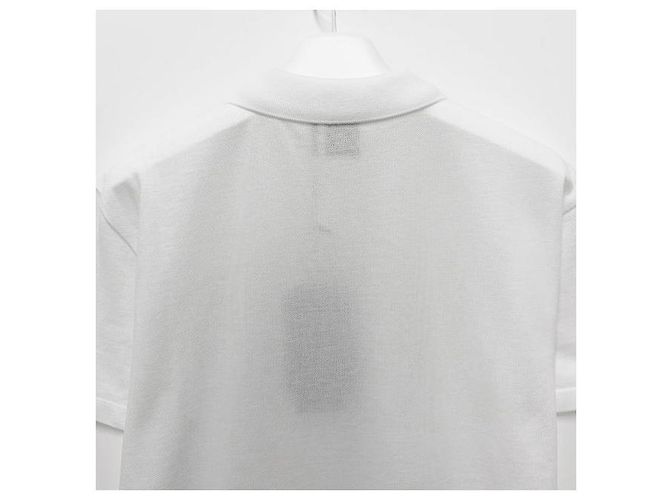 Dior Kurzarm-Poloshirt mit Logo-Stickerei Weiß - Ansicht 6
