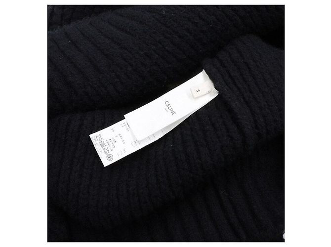 Céline Oversized Strickpullover für Herren aus gebürsteter Baumwolle mit Streifen Weiß - Ansicht 5