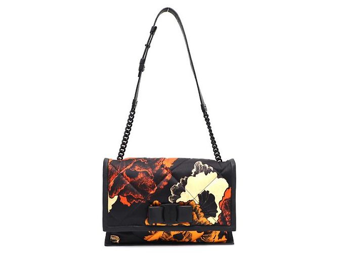 Borsa a tracolla Salvatore Ferragamo Viva Bow Vara Small Flap Nero - vista 12