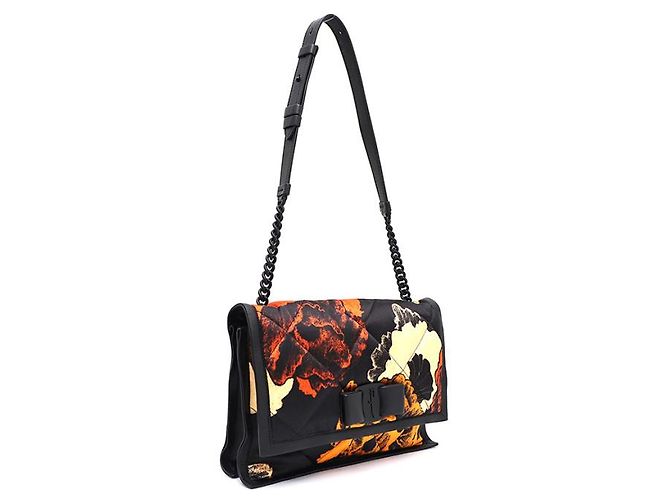 Borsa a tracolla Salvatore Ferragamo Viva Bow Vara Small Flap Nero - vista 13