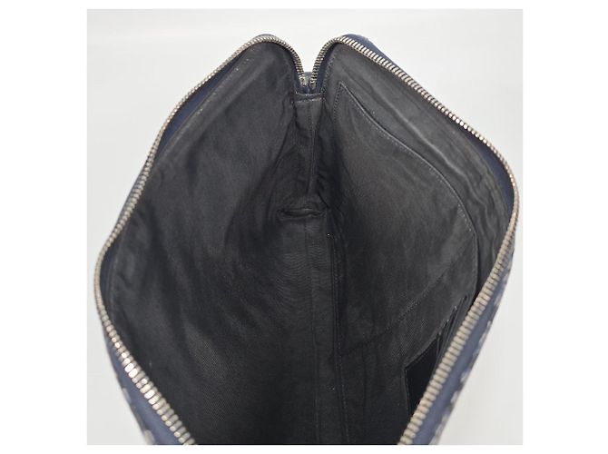 Dior Oblique Jacquard-Strap Clutch-Tasche Schwarz - Ansicht 10