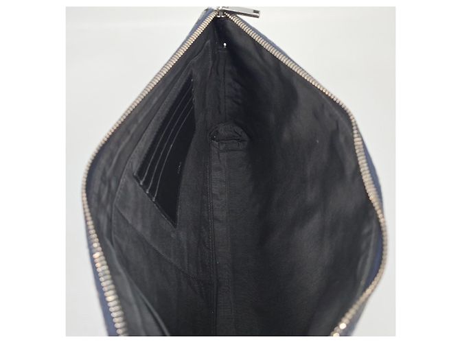 Dior Oblique Jacquard-Strap Clutch-Tasche Schwarz - Ansicht 9