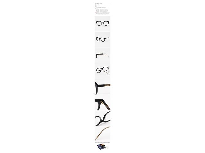 Gucci Brillengestell Große Größe Acetat Asian Fit Orange - Ansicht 3