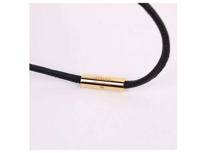 Hermès Collana Loop Petit Bicolor da donna Nero - vista 3