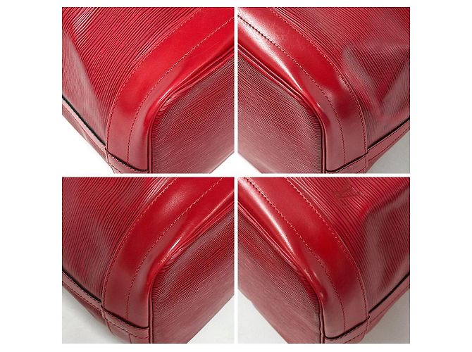 Noe Louis Vuitton Borsa a Spalla Petit Noé Red Rosso - vista 6