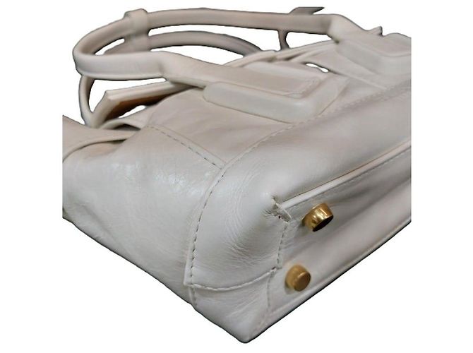 Bottega Veneta Borsa a tracolla White Intrecciato Arco Mini Tote Small Bianco - vista 3