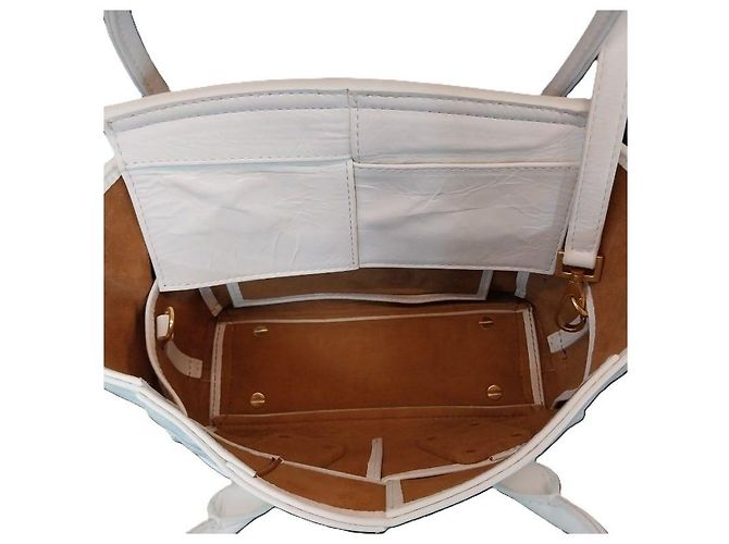 Bottega Veneta Borsa a tracolla White Intrecciato Arco Mini Tote Small Bianco - vista 5