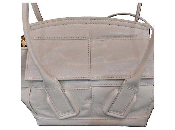 Bottega Veneta Borsa a tracolla White Intrecciato Arco Mini Tote Small Bianco - vista 7