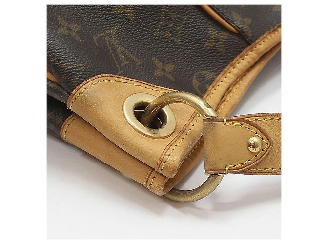Louis Vuitton Borsa a Spalla Monogram Galliera PM Marrone - vista 8