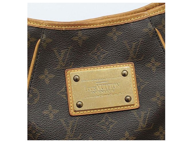 Louis Vuitton Borsa a Spalla Monogram Galliera PM Marrone - vista 9