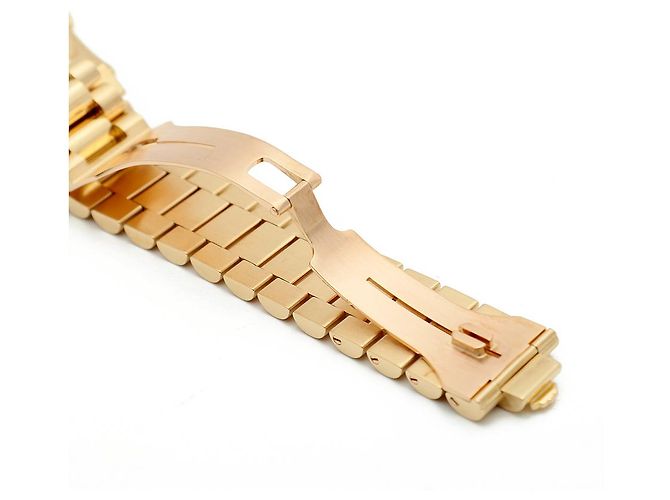 Rolex Orologio Day-Date in oro da uomo con quadrante in meteorite e diamanti originali Marrone - vista 15