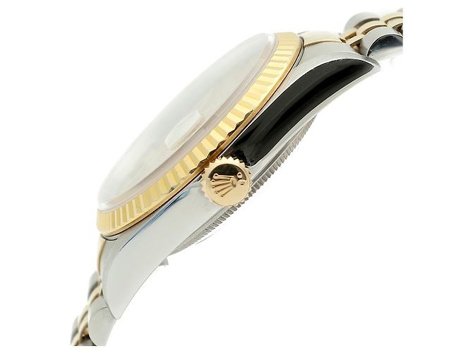 Rolex Orologio combinato Datejust Index Rail Dial da uomo D'oro - vista 10