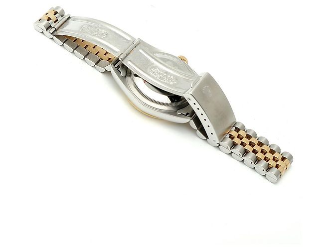 Rolex Orologio combinato Datejust Index Rail Dial da uomo D'oro - vista 16