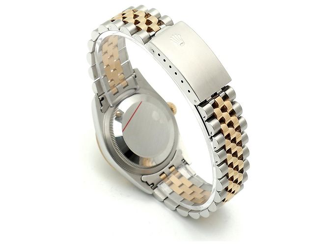 Rolex Orologio combinato Datejust Index Rail Dial da uomo D'oro - vista 18