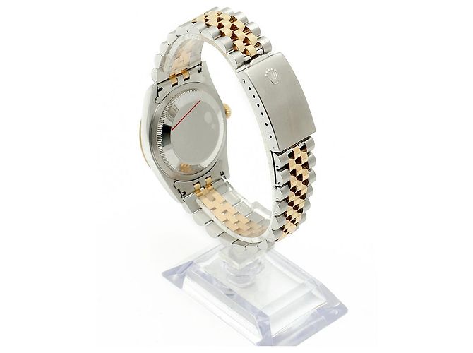 Rolex Orologio combinato Datejust Index Rail Dial da uomo D'oro - vista 6