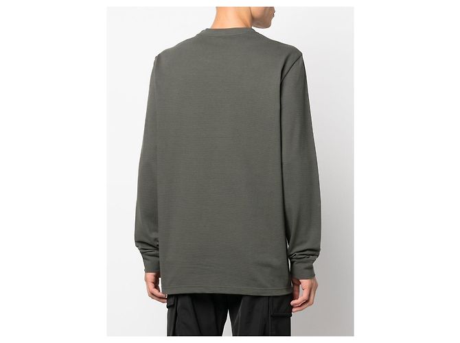 Moncler Camiseta de algodão com patch de logo - vista 4