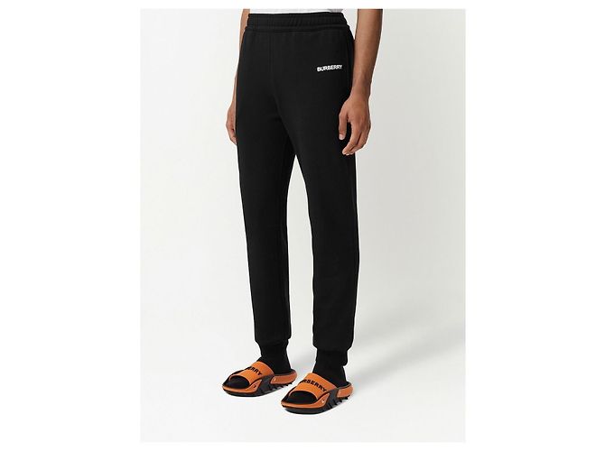 Burberry Pantaloni Jogger in Cotone Multi Multicolore - vista 10