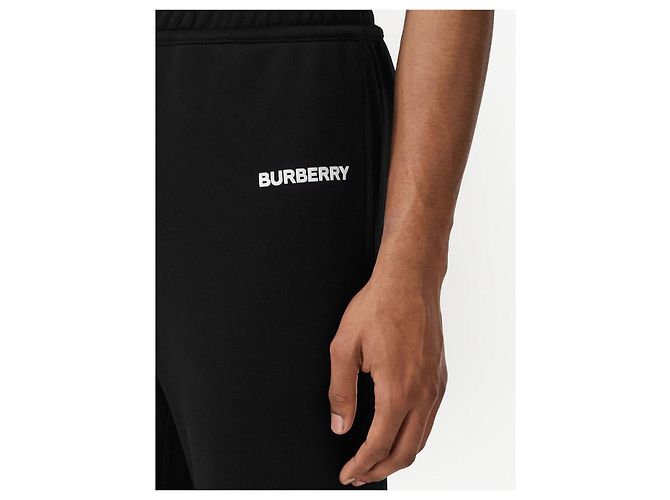 Burberry Pantaloni Jogger in Cotone Multi Multicolore - vista 6