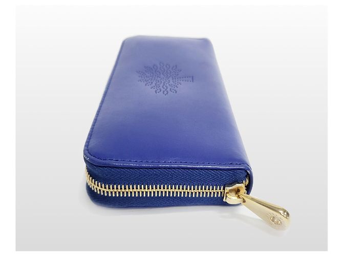 Mulberry Blossom Napa Blue Long Wallet Blau - Ansicht 14