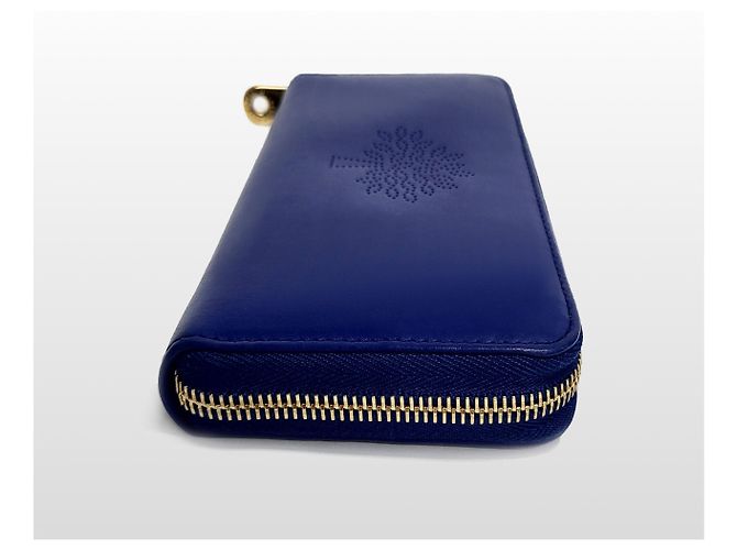 Mulberry Blossom Napa Blue Long Wallet Blau - Ansicht 5