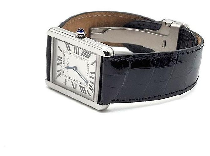 Cartier Relógio Tank Solo Steel Large Multicor - vista 2