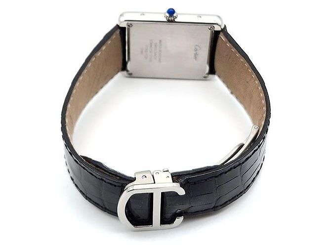 Cartier Relógio Tank Solo Steel Large Multicor - vista 3