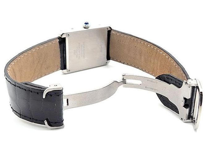 Cartier Relógio Tank Solo Steel Large Multicor - vista 5