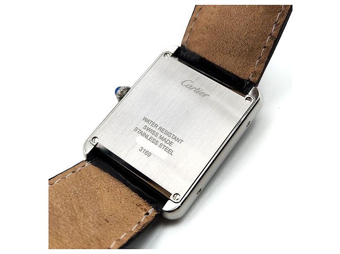 Cartier Relógio Tank Solo Steel Large Multicor - vista 6