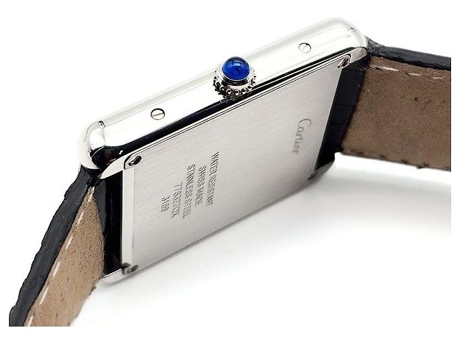 Cartier Relógio Tank Solo Steel Large Multicor - vista 7