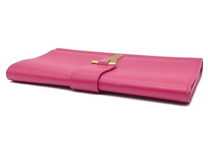 Saint Laurent Cabas Chic Clutch Rosa - vista 4