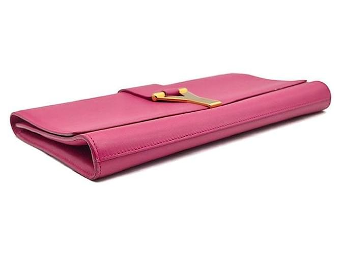 Saint Laurent Cabas Chic Clutch Rosa - vista 5