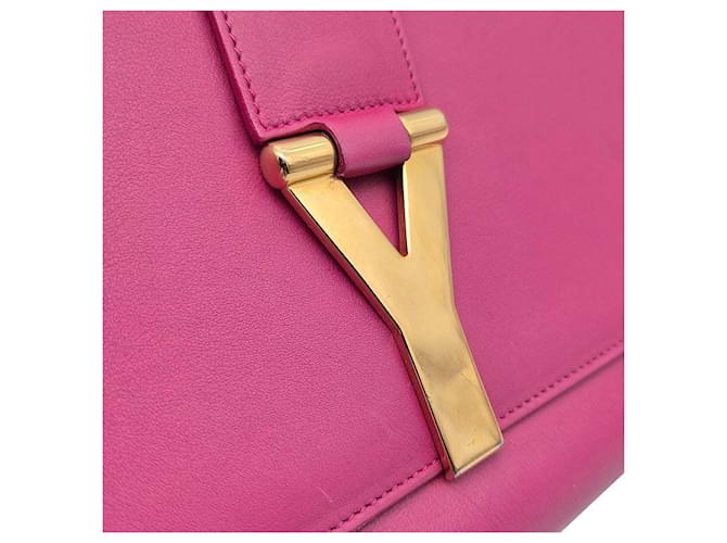 Saint Laurent Cabas Chic Clutch Rosa - vista 6
