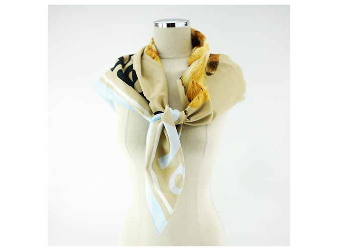 Burberry Sciarpa con motivo cervo da donna Marrone - vista 8