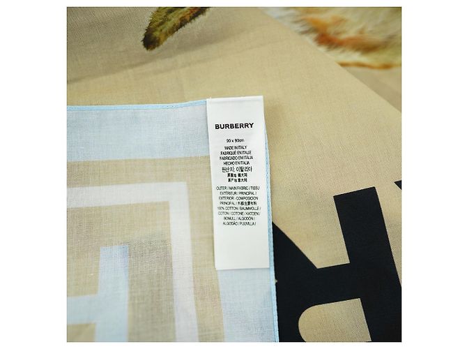 Burberry Sciarpa con motivo cervo da donna Marrone - vista 9